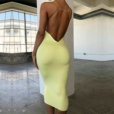 Mini Party Sexy Backless Dress