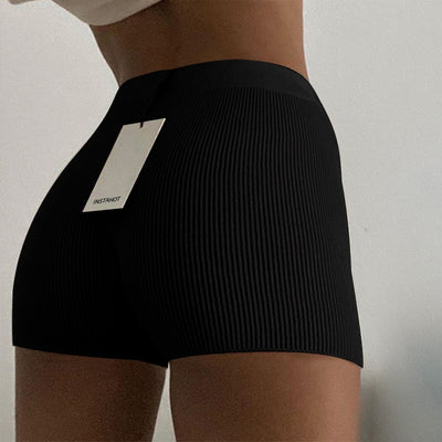 Slim Knitted Shorts