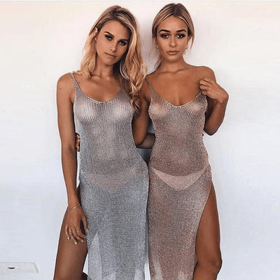 Mesh Beach Dress