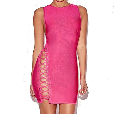Sleeveless O-Neck Night Out Dress