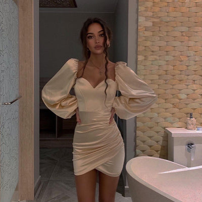Satin Mini Dress