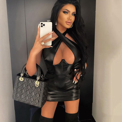 Hip Sleeveless Dress