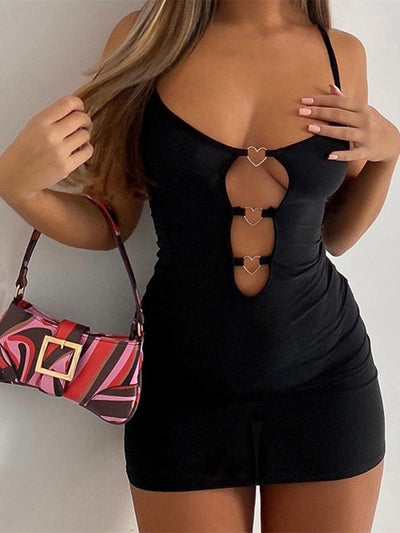 Hollow Out Heart Ring Dress