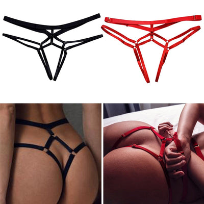 Hollow Out Thong Panties